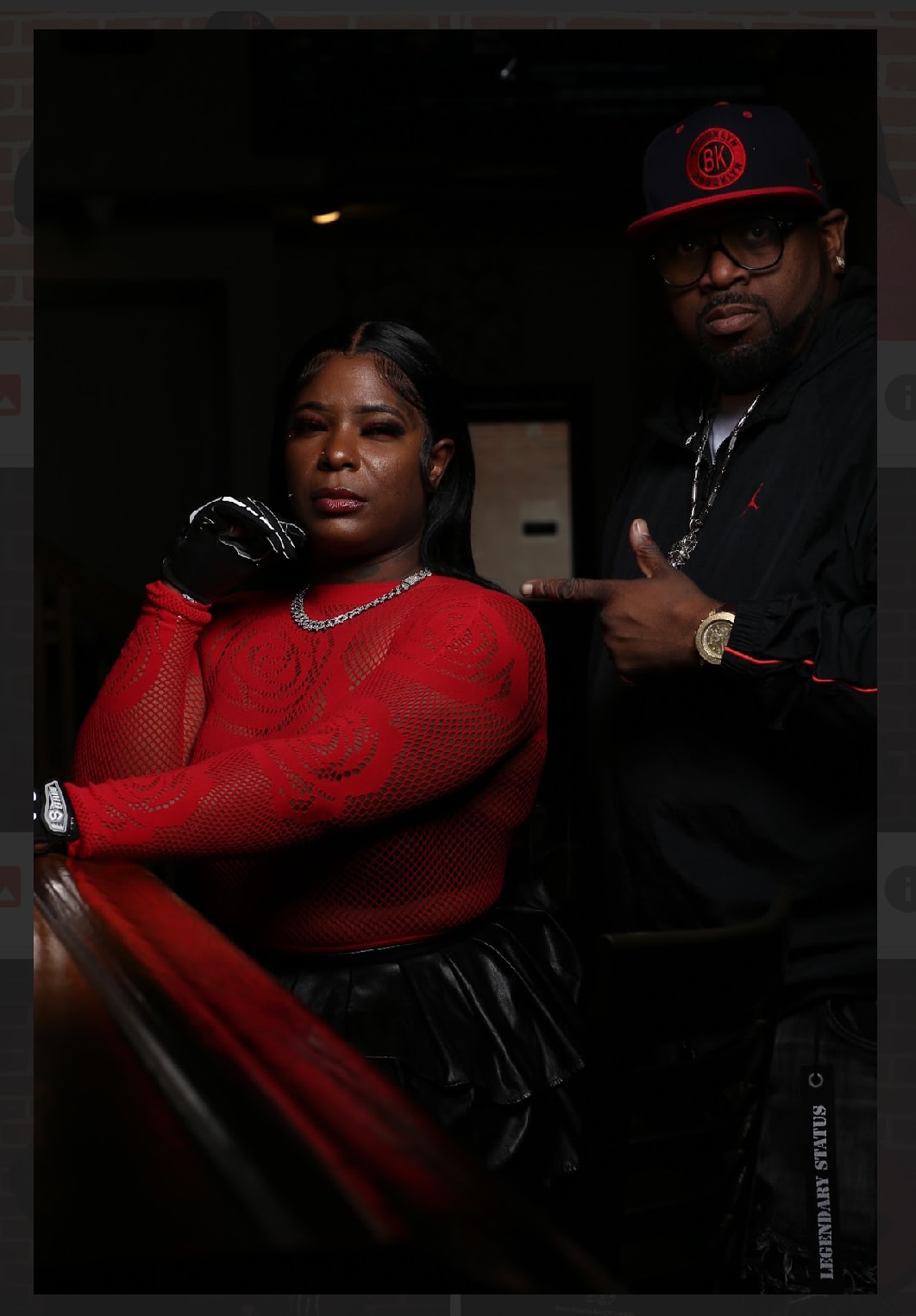 Mz Shawnte press photo — urban night